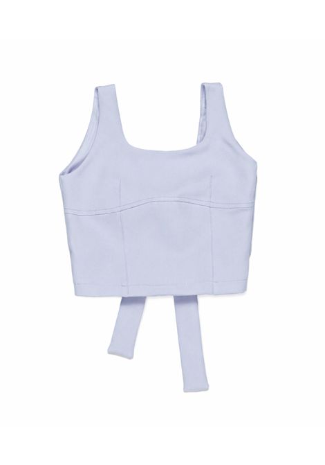 Top con nodo Lù-Lù BY MISS GRANT | LL4159AZZURRO